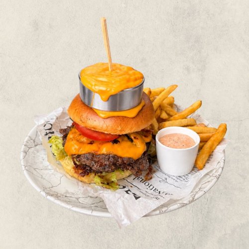 Triple cheese smash burger 